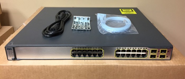 Cisco WS-C3750G-24TS-S1U 24Port Switch