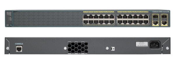 Cisco WS-C2960-24TC-S 24 Port Switch