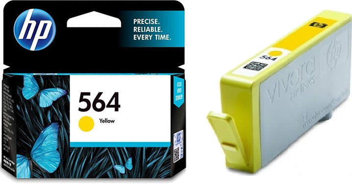 HP 564 Yellow Original Ink Cartridge