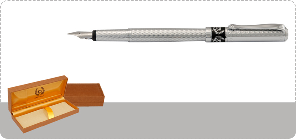 Iplomat Schmidts Lord-Platinum Design Fountain Pen