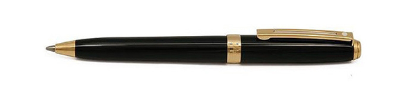 Sheaffer Prelude Black yellow Steel Tone Trim Pen 