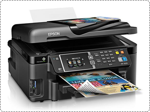 EPSON WORKFORCE WF-7610DWF Multifunction Inkjet Printer