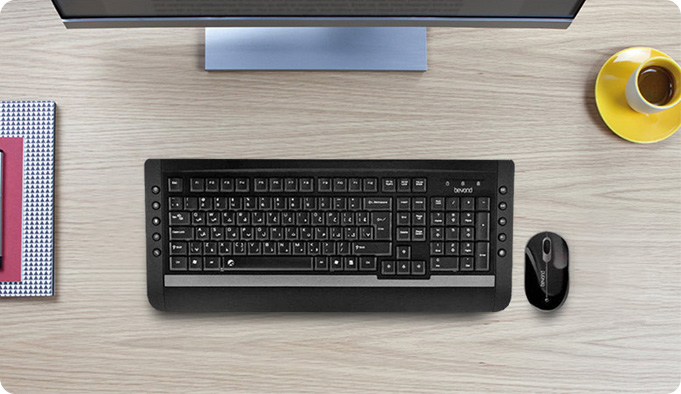Beyond BMK-6141 Keyboard and Mouse With Persian Letters