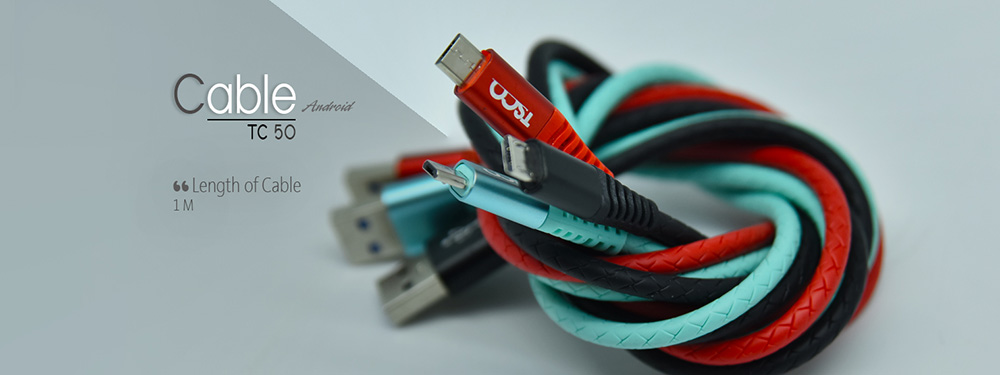 TSCO TC 50 USB To microUSB Cable 0.9m
