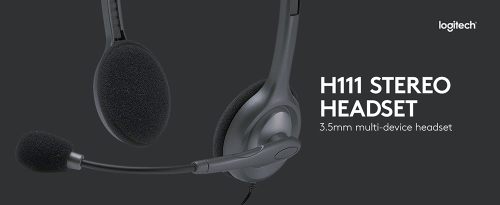  Logitech H111 Stereo Headset 