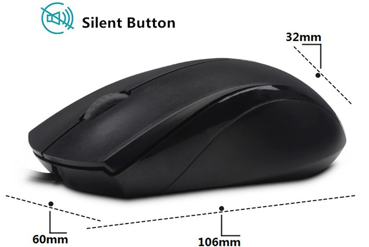 Rapoo N1600 Silent Mouse