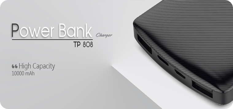 TSCO TP 808 2Port 2.1A 10000mAh Power Bank