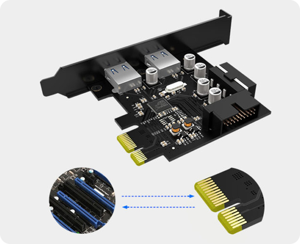 ORICO PME-4UI 2 Port USB3.0 PCI-E Expansion Card