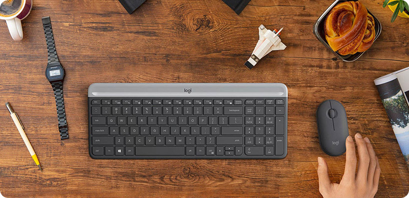 Logitech MK470 Wireless Desktop Keyboard and Mouse