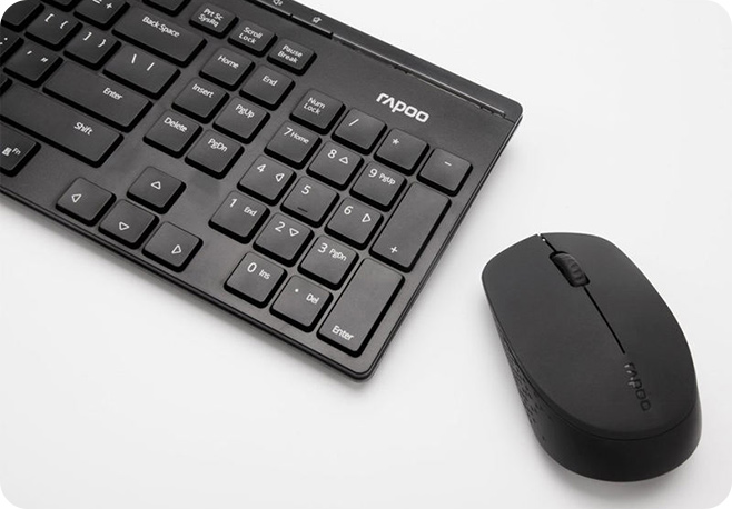 Rapoo 8100M Combo Set Keyboard and Mouse