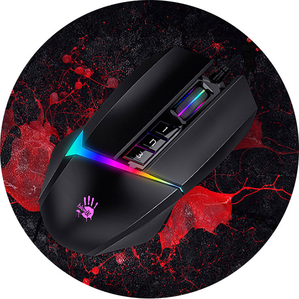 A4tech Bloody W60 Max Skull Gaming Mouse