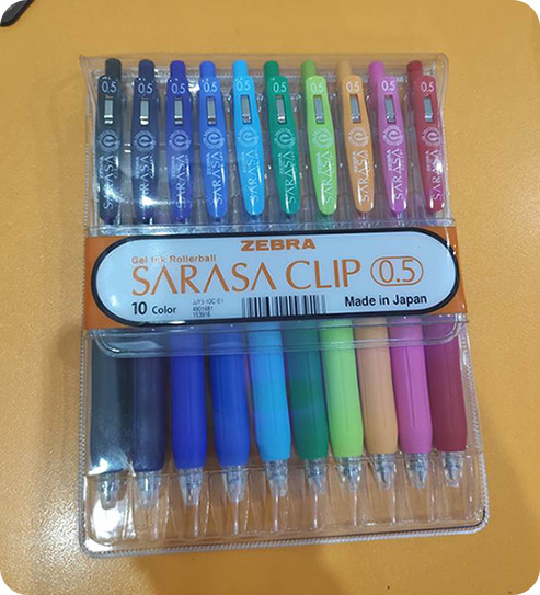 Zebra Sarasa Clip Rollerball Pen