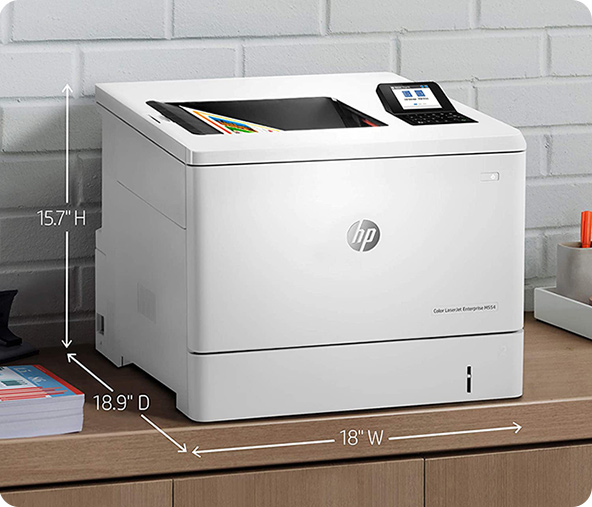 HP Color LaserJet Enterprise M554dn Laser Printer