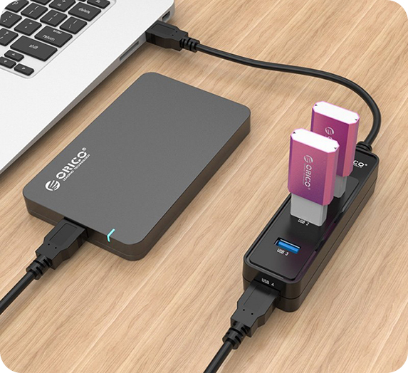 ORICO W5PH4-U2 USB 2.0 Hub 4 Port