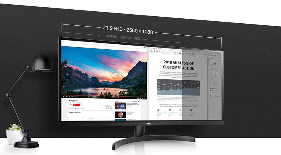 LG 29KW500-W Monitor 29 Inch