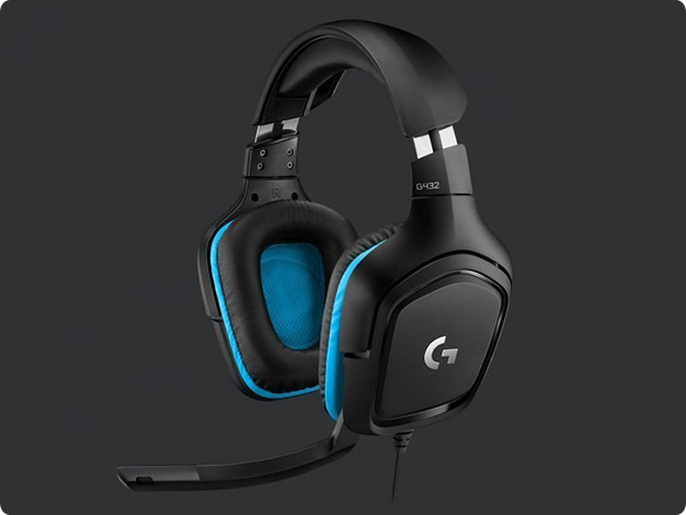 Logitech G432 7.1 Surround Sound Gaming Headset