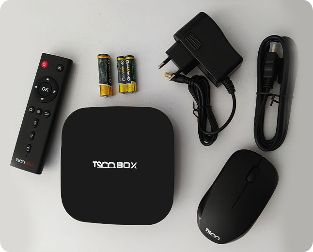 TSCO TAB-100 Plus Android Box With Wireless Mouse