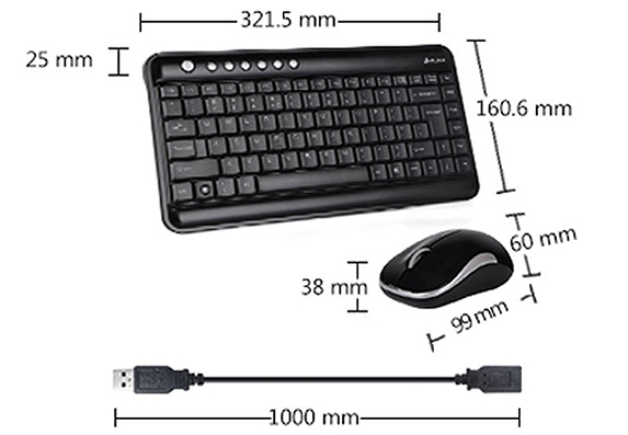 A4Tech 3300N Wireless Keyboard And Mouse