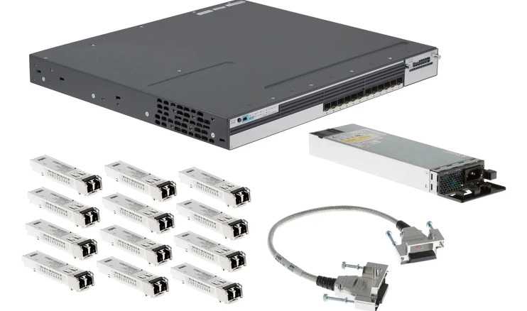 Cisco WS-C3750X-12S-S 12Port Switch