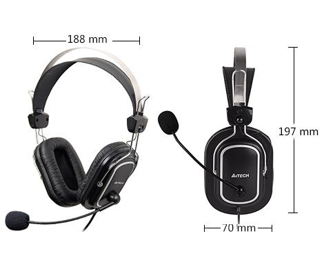 A4tech HU-50 ComfortFit Stereo USB Headset