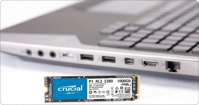 Crucial P1 Internal SSD 1T