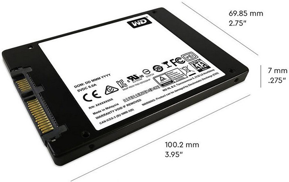 Western Digital Blue WDS100T2B0A Internal SSD 1TB