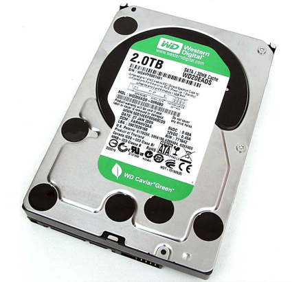 Western Digital Green WD20EZRX Internal Hard Drive 