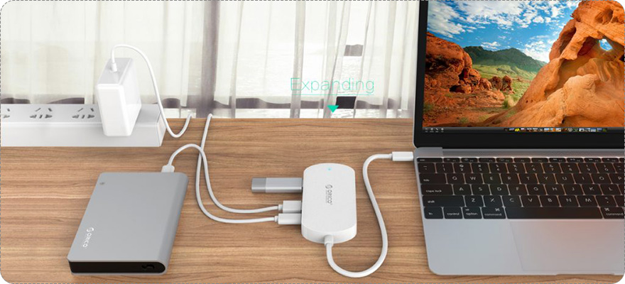 ORICO HCD1 USB-C Hub 4 Port