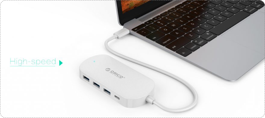 ORICO HCD1 USB-C Hub 4 Port