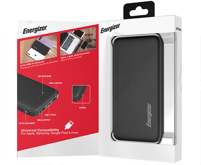 Energizer UE10064 Power Bank 10000mAh