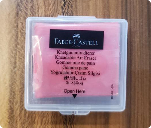 Faber Castell Art Kneadable eraser in plastic box
