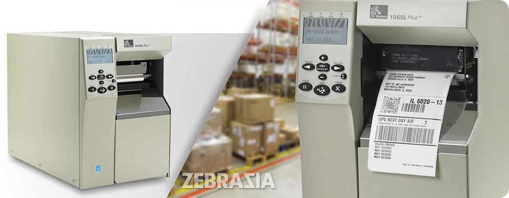 Zebra 105SL Plus Industrial Barcode Printer