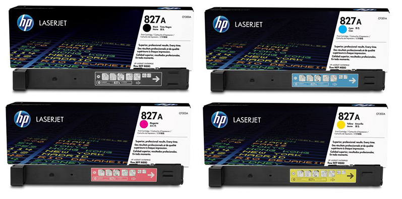 HP 827A LaserJet Toner cartridge Kit