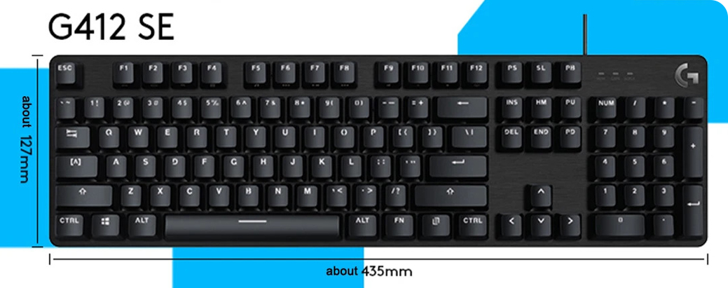 Logitech G412 SE gaming Keyboard