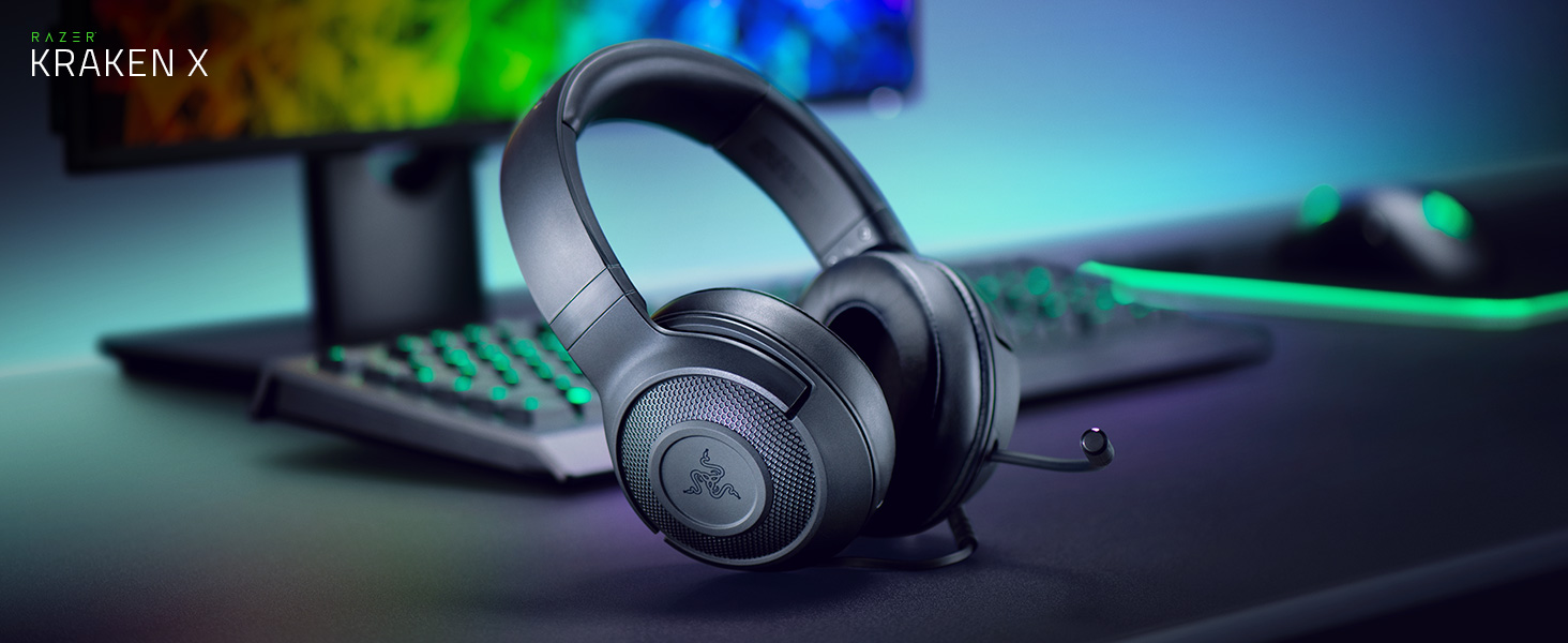 Razer Kraken X Essential Wired Gaming Headset