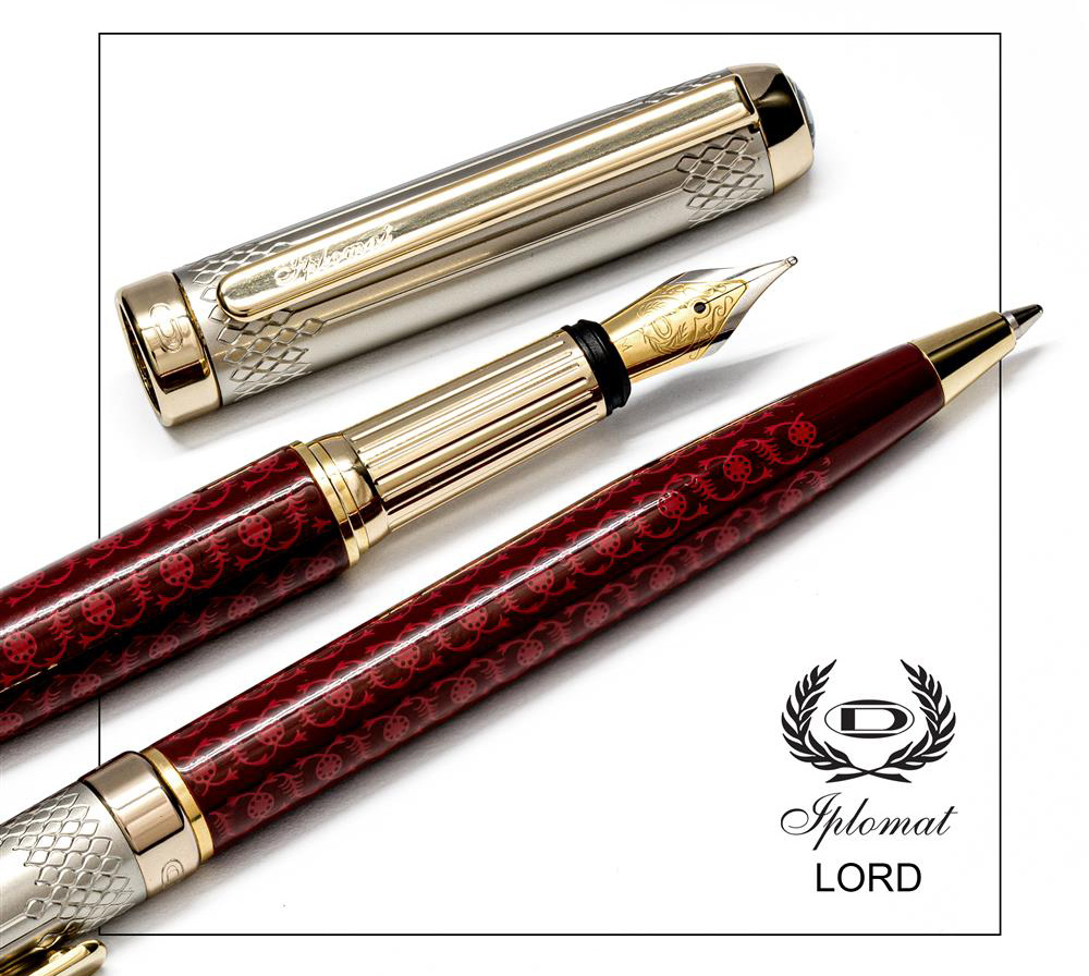 Iplomat LORD Ballpoin Pen and Fountain Pen Set