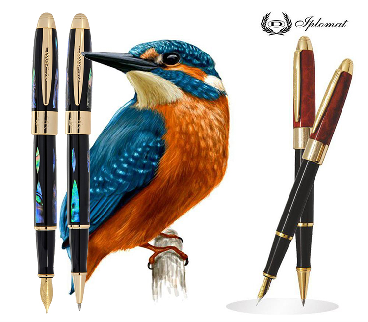 Iplomat 2000 Fountain Pen and Rollerball Pen