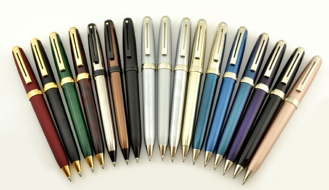 Sheaffer Prelude Pink Clip Steel Tone Trim Pen