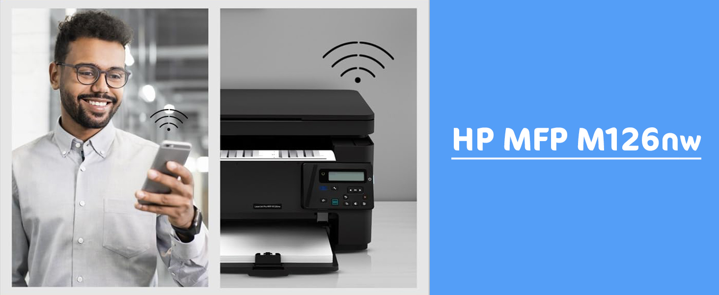 HP LaserJet Pro MFP M126nw Printer