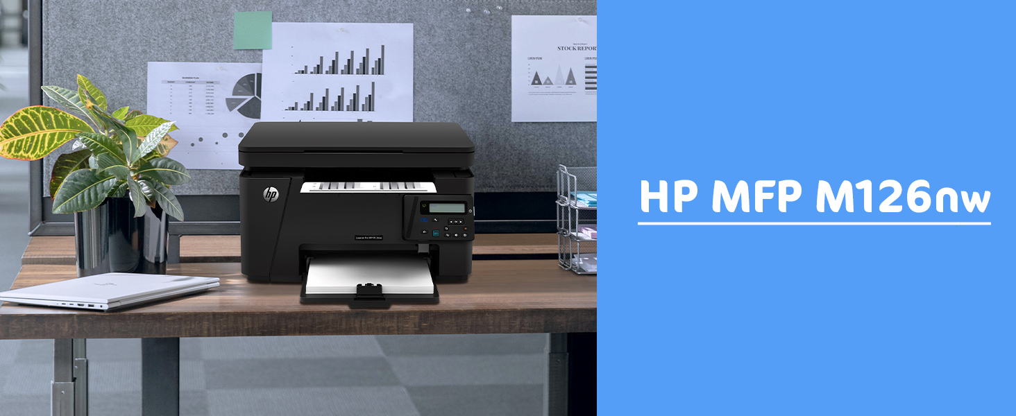 HP LaserJet Pro MFP M126nw Printer