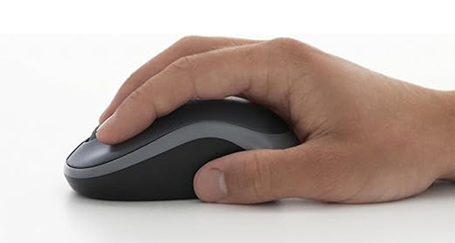 Logitech M186 Gray Wireless Mouse