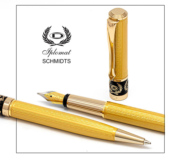 Iplomat Schmidts Ballpoint Pen and Fountain Pen Set