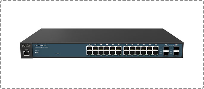 Engenius EWS7928P POE 24-Port Rackmount Switch