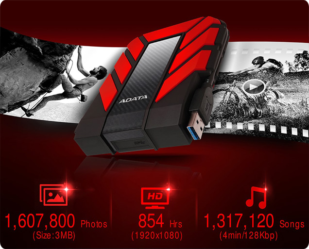 ADATA HD710 Pro External Hard Drive - 1TB