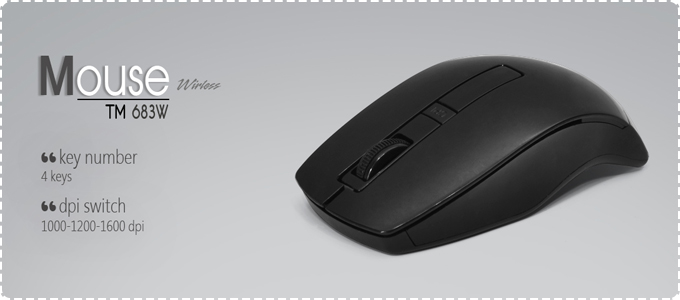 TSCO TM 683W Wireless Mouse
