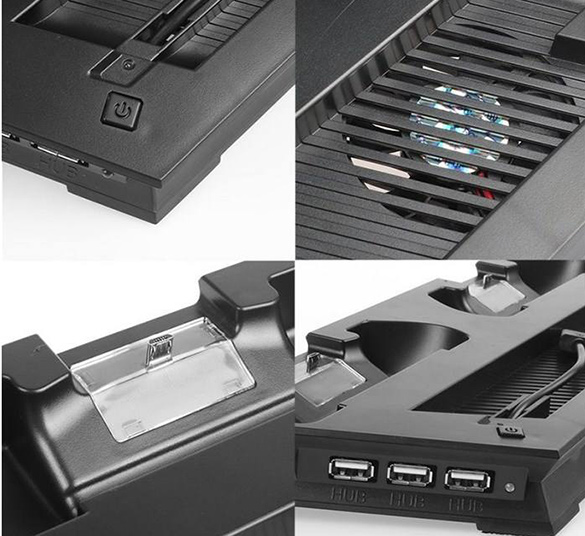 Ultrathin Charging Heat Sink PlayStation 4 Slim Holder