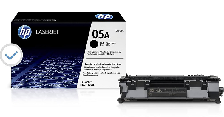 HP 05A Black CE505A Original LaserJet Toner Cartridge