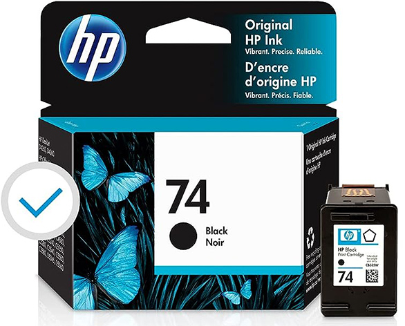 HP 74-CB335WA Black Original Ink Cartridge