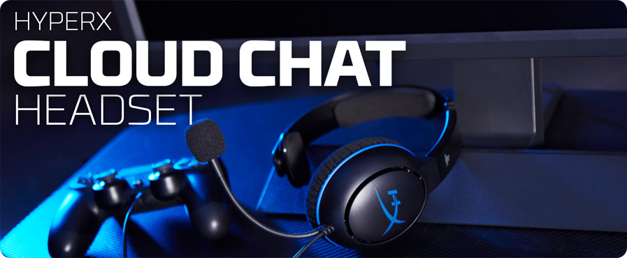 HyperX Cloud Chat Headset for PS4 Gaming Headset