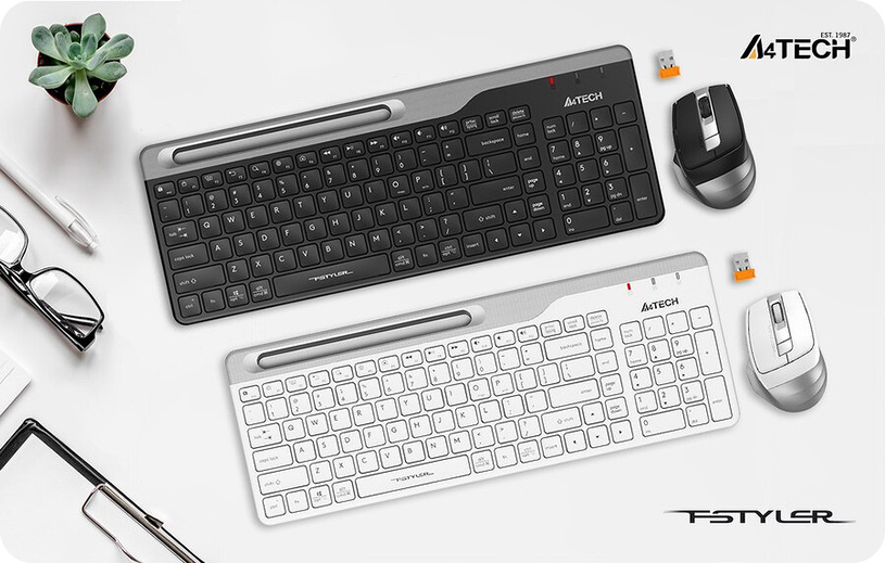 A4tech Fstyler FB2535C Wireless Keyboard and Mouse